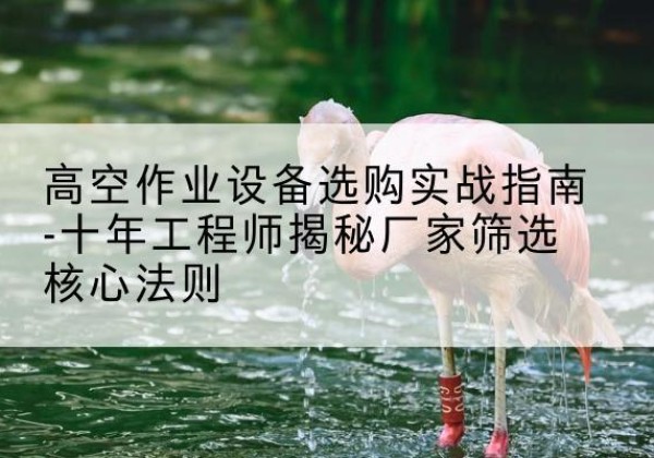 中江剪叉式升降机厂家-高空作业设备选购实战指南-十年工程师揭秘厂家筛选核心法则